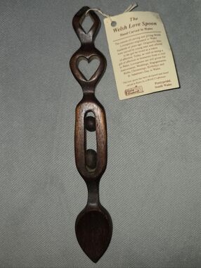 Welsh Love Spoon - Hand Carved by Paul Curtis